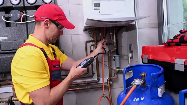 Диагностика утечки газа водонагревателя Vaillant